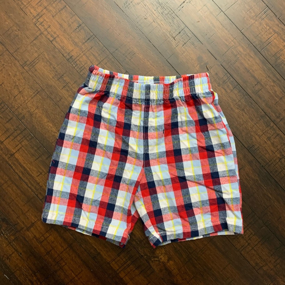 Disney Baby Plaid Shorts